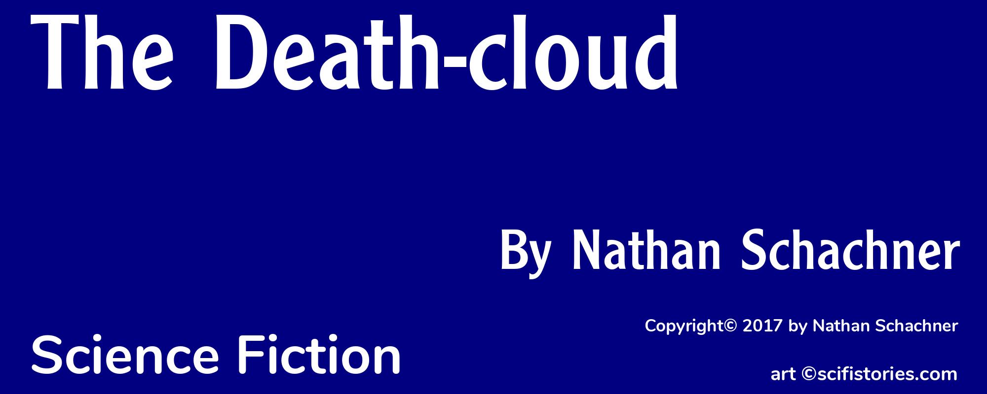The Death-cloud - Cover