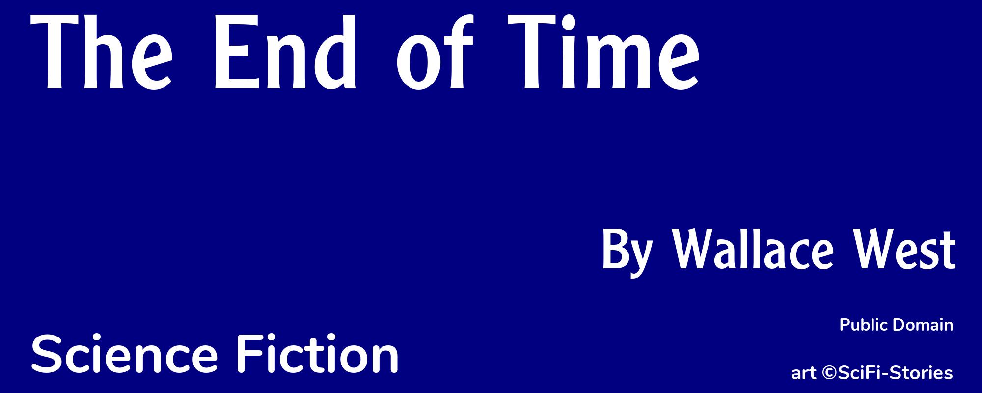 The End of Time - Cover