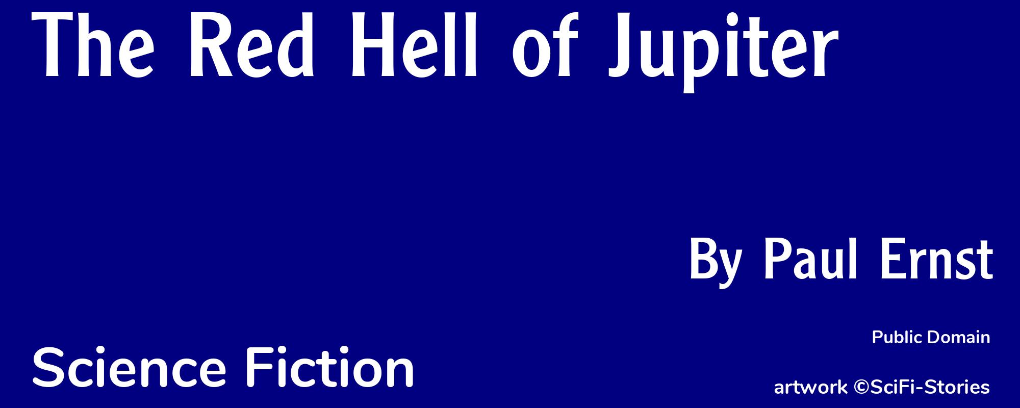 The Red Hell of Jupiter - Cover