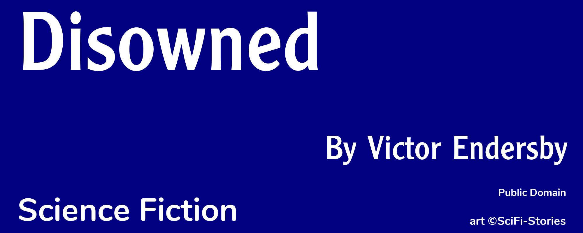 Disowned - Cover