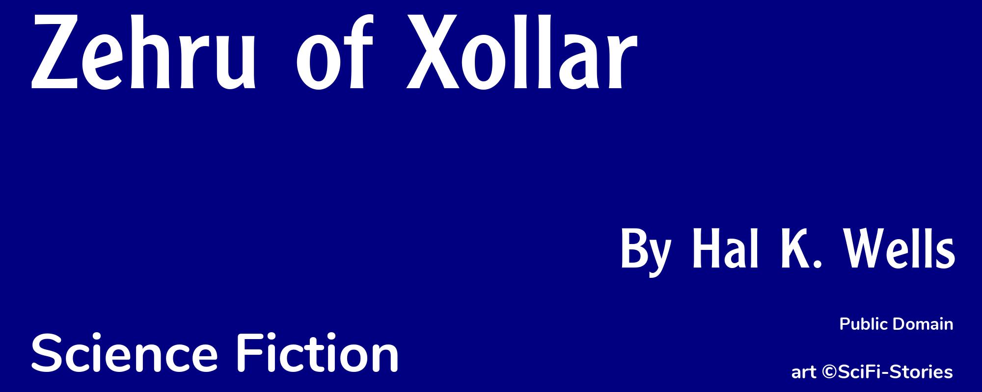 Zehru of Xollar - Cover