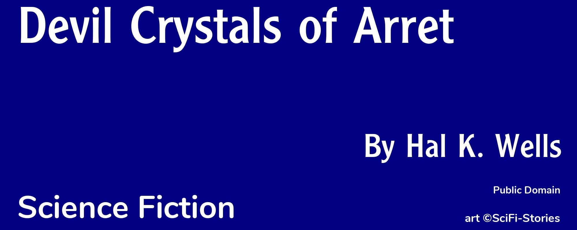 Devil Crystals of Arret - Cover