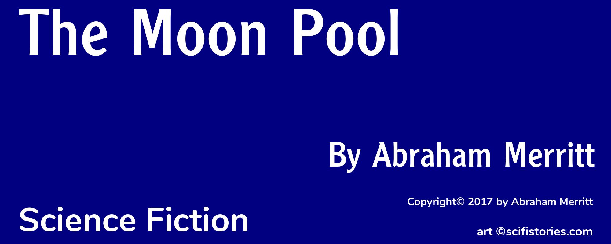 The Moon Pool - Cover
