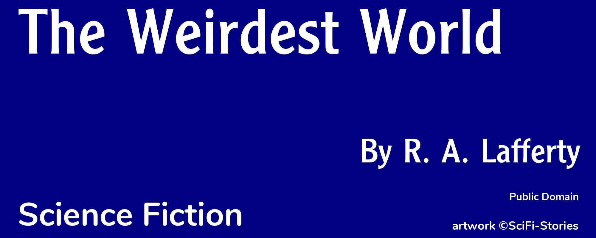 The Weirdest World - Cover