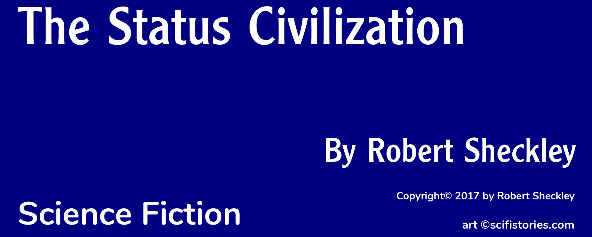 The Status Civilization - Cover