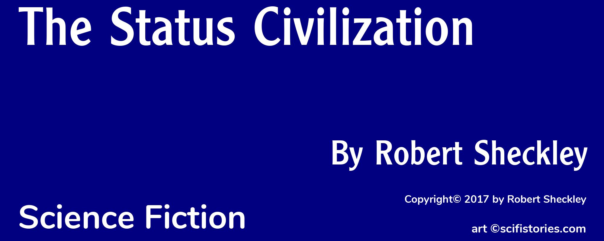 The Status Civilization - Cover