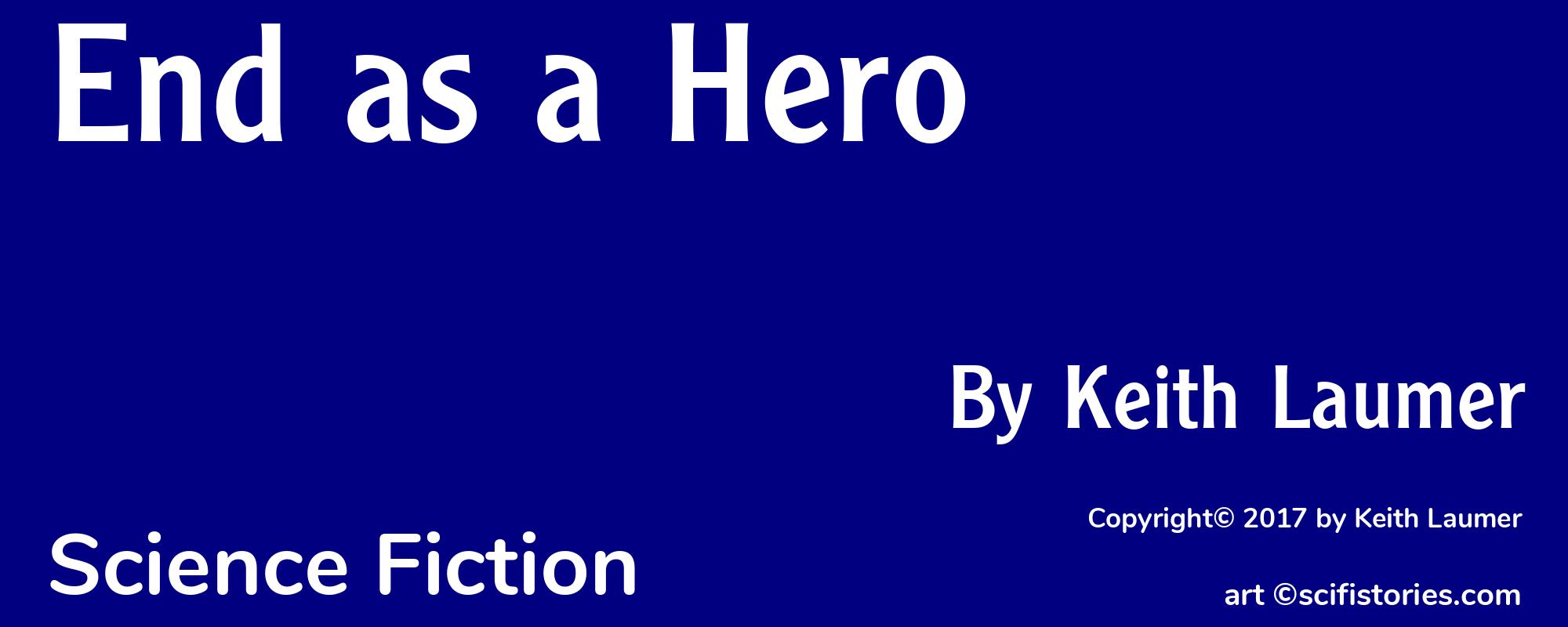 End as a Hero - Cover