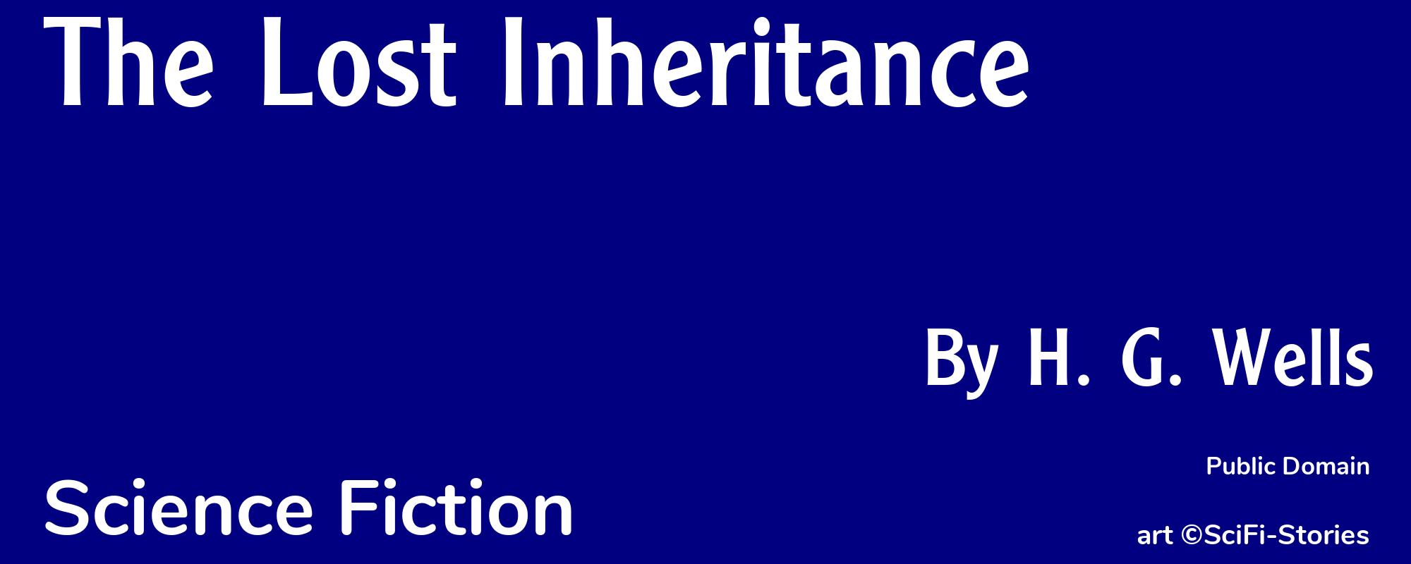 The Lost Inheritance - Cover
