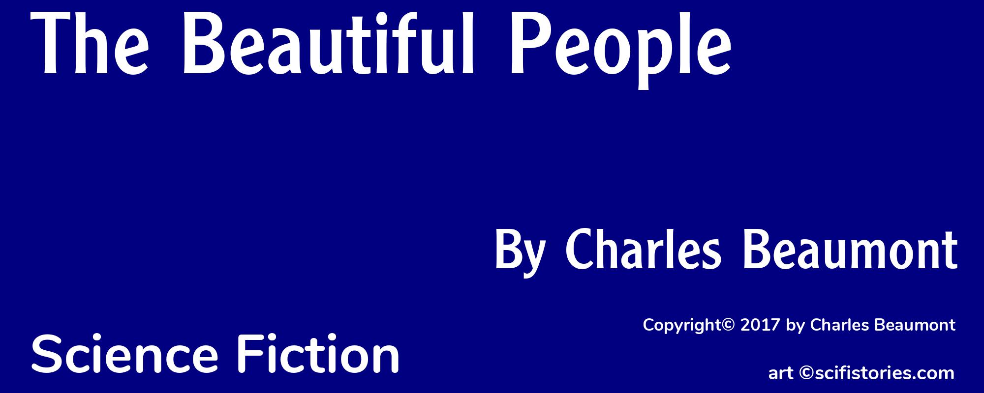 The Beautiful People - Cover