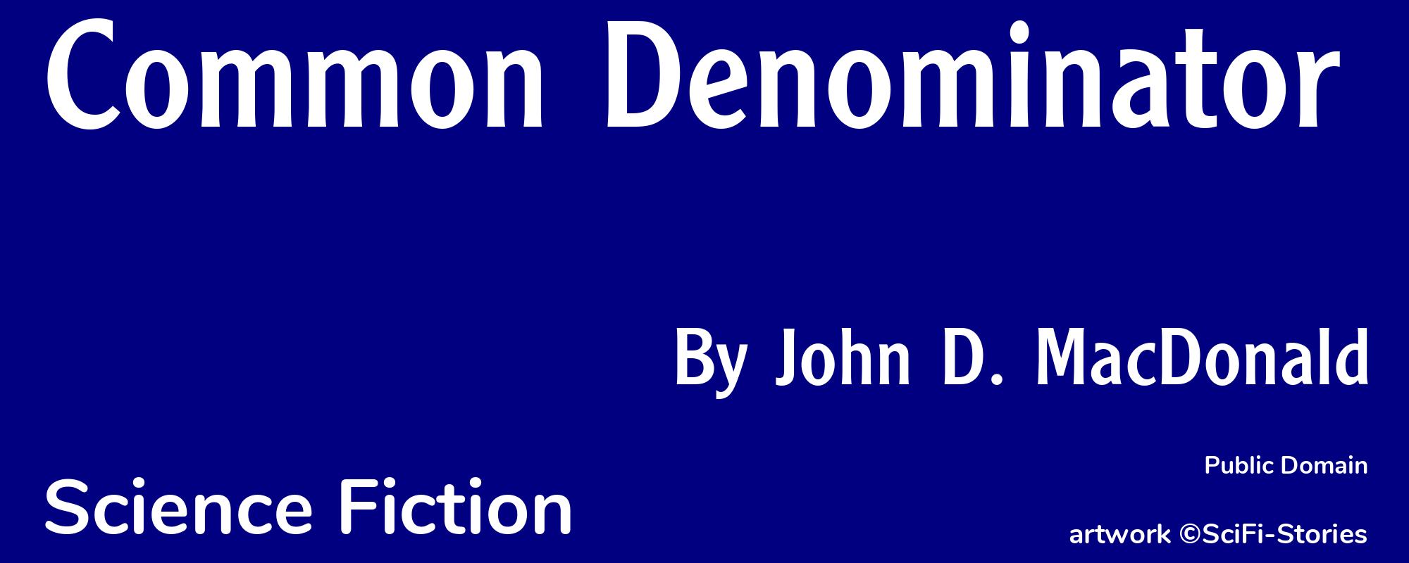 Common Denominator - Cover