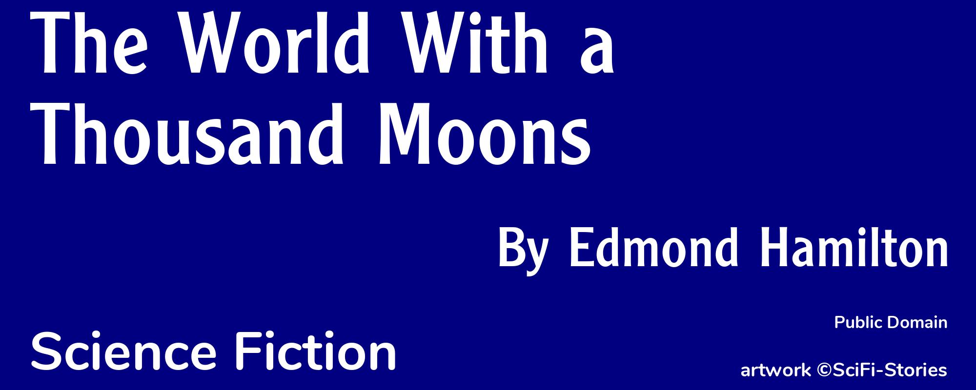 The World With a Thousand Moons - Cover