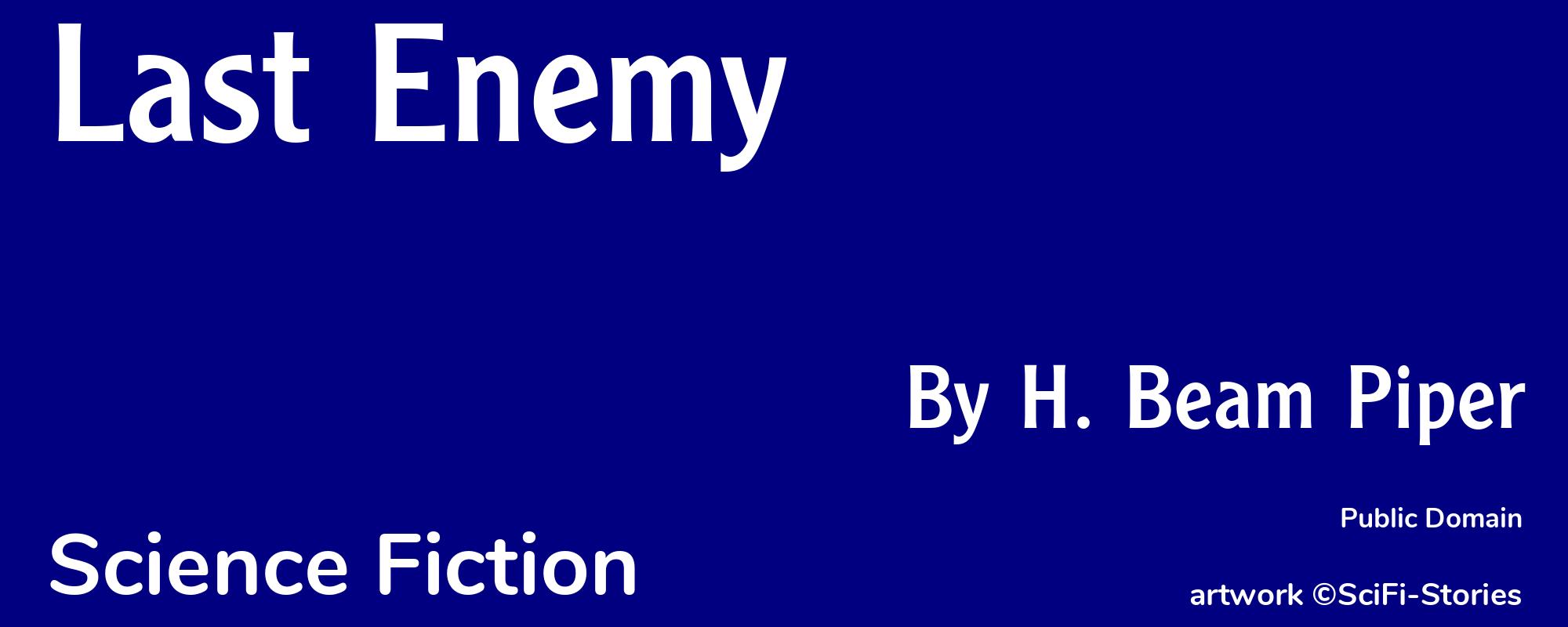 Last Enemy - Cover