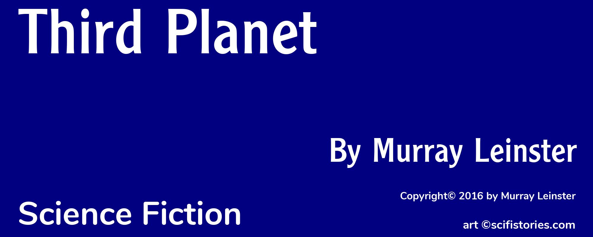 Third Planet - Cover