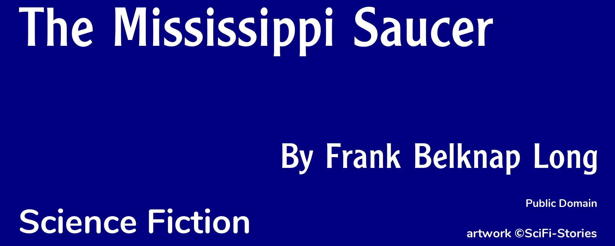 The Mississippi Saucer - Cover