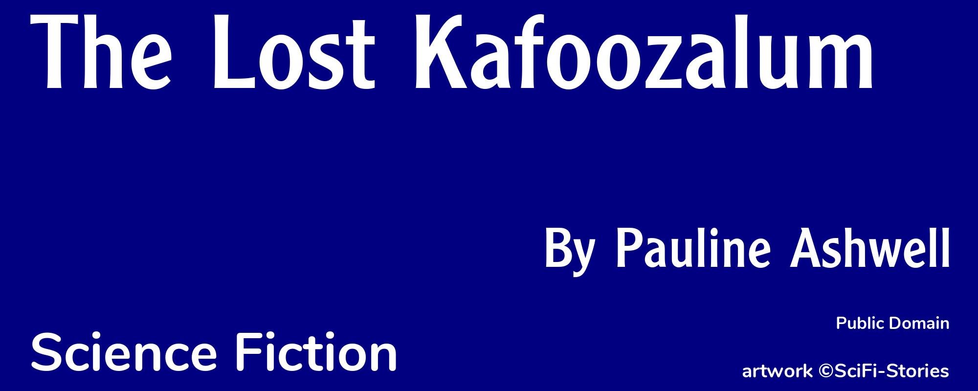 The Lost Kafoozalum - Cover