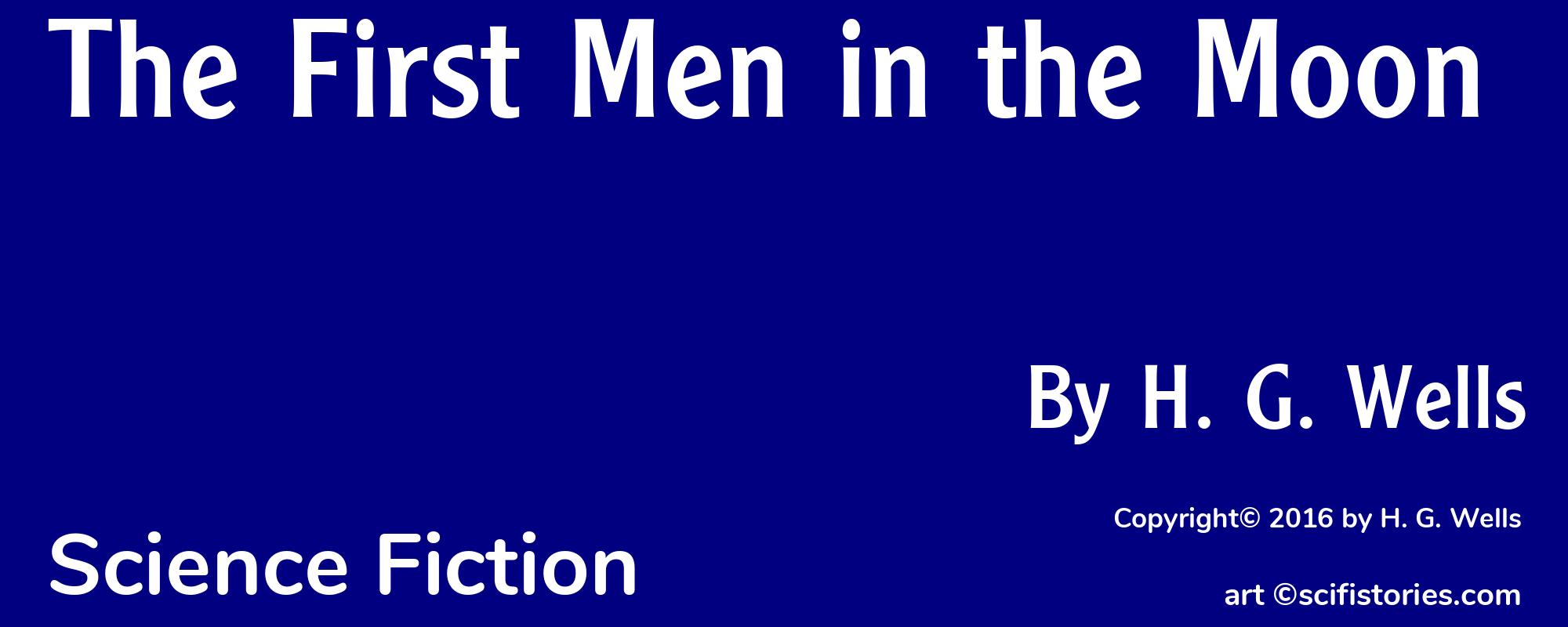 The First Men in the Moon - Cover