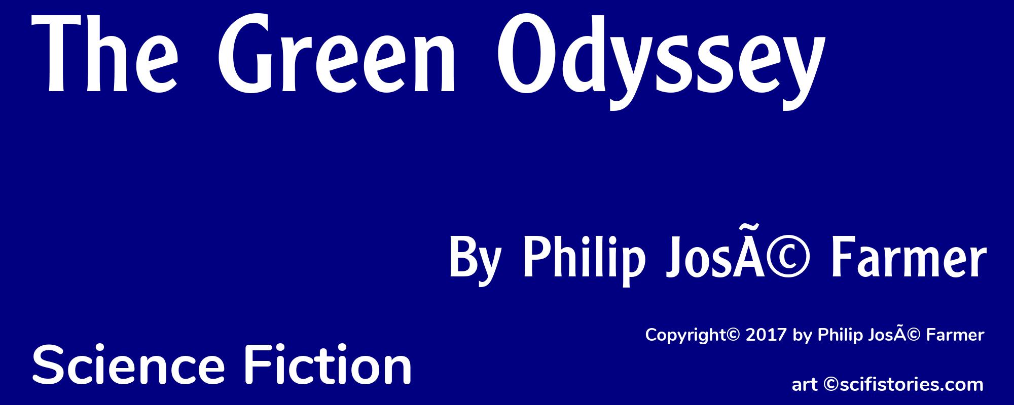 The Green Odyssey - Cover