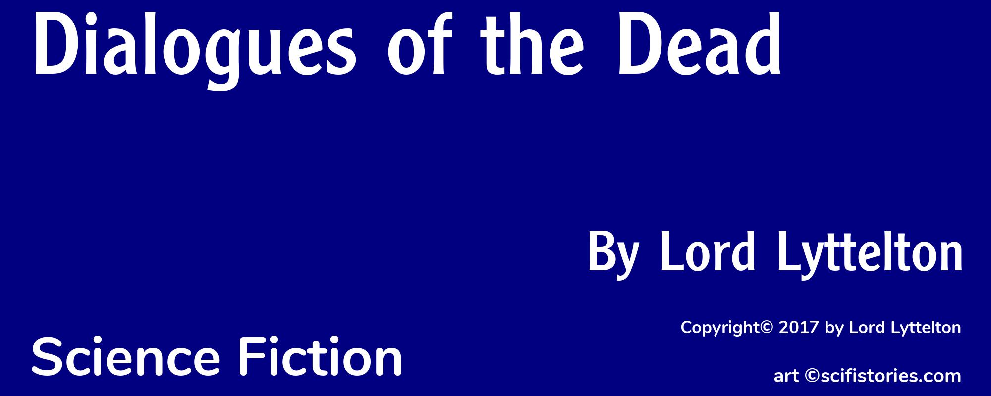 Dialogues of the Dead - Cover