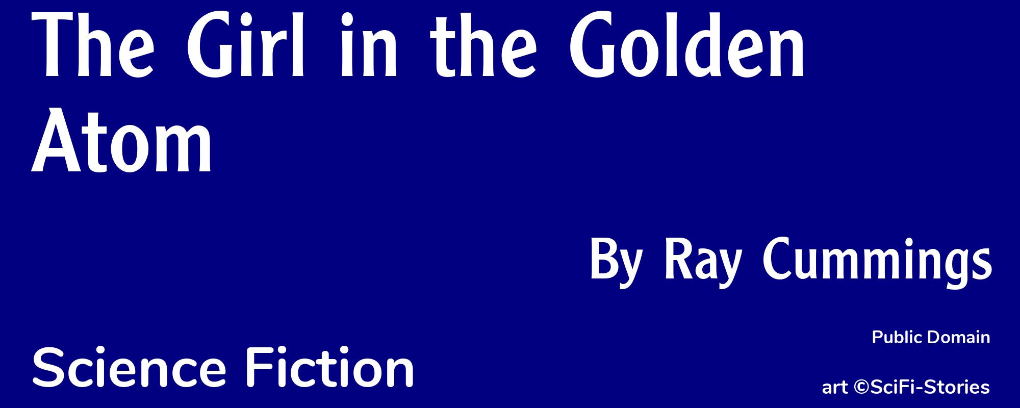 The Girl in the Golden Atom - Cover