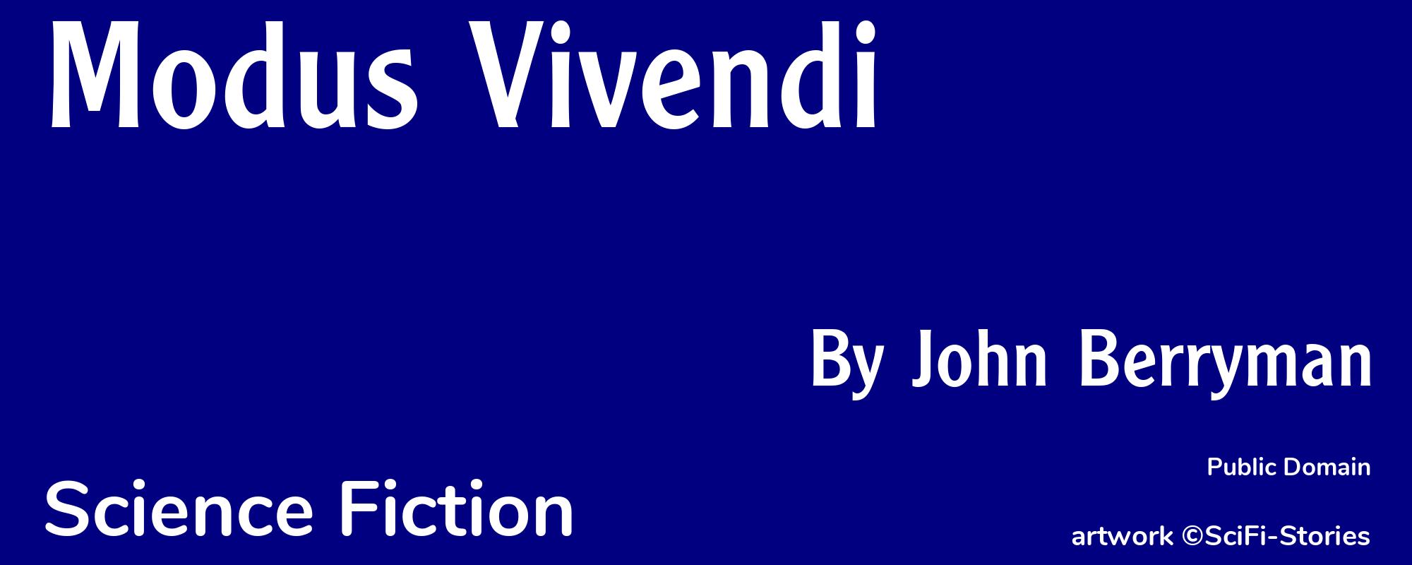 Modus Vivendi - Cover