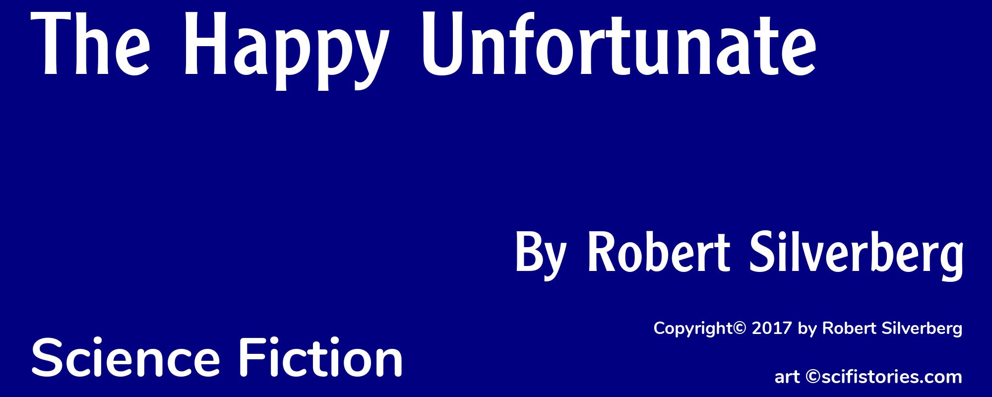 The Happy Unfortunate - Cover