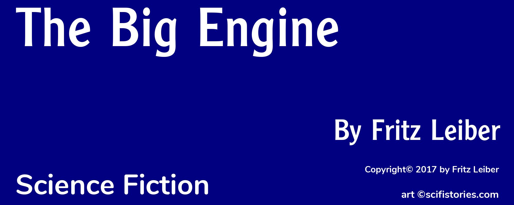 The Big Engine - Cover