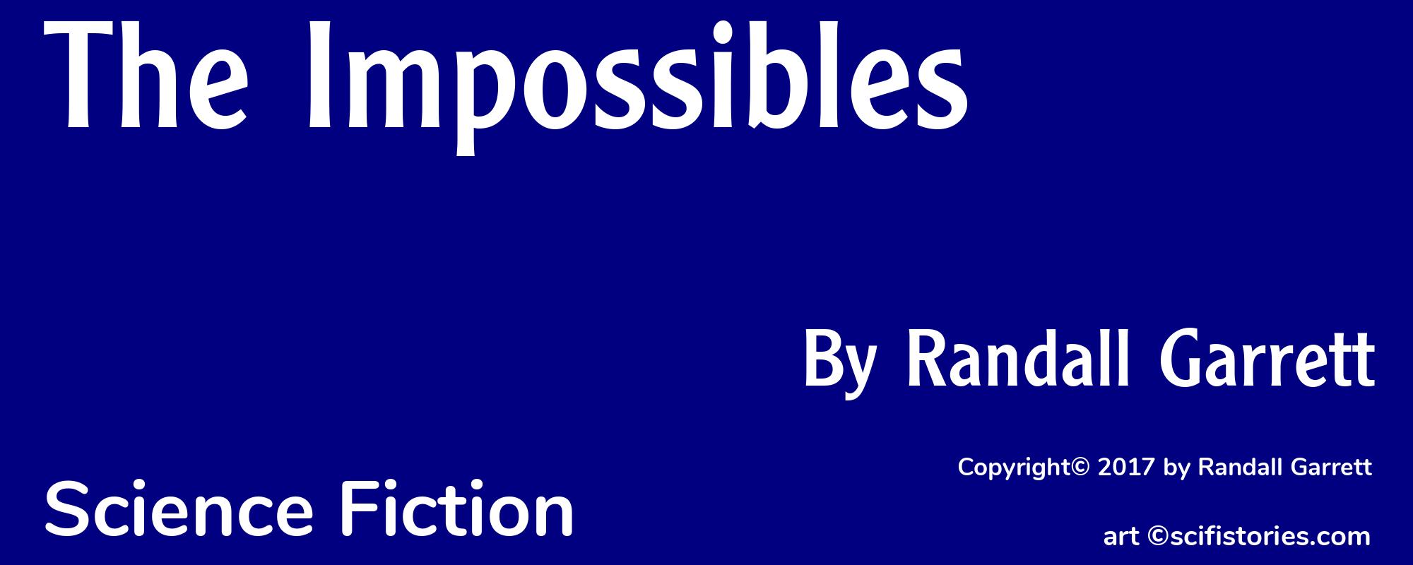 The Impossibles - Cover