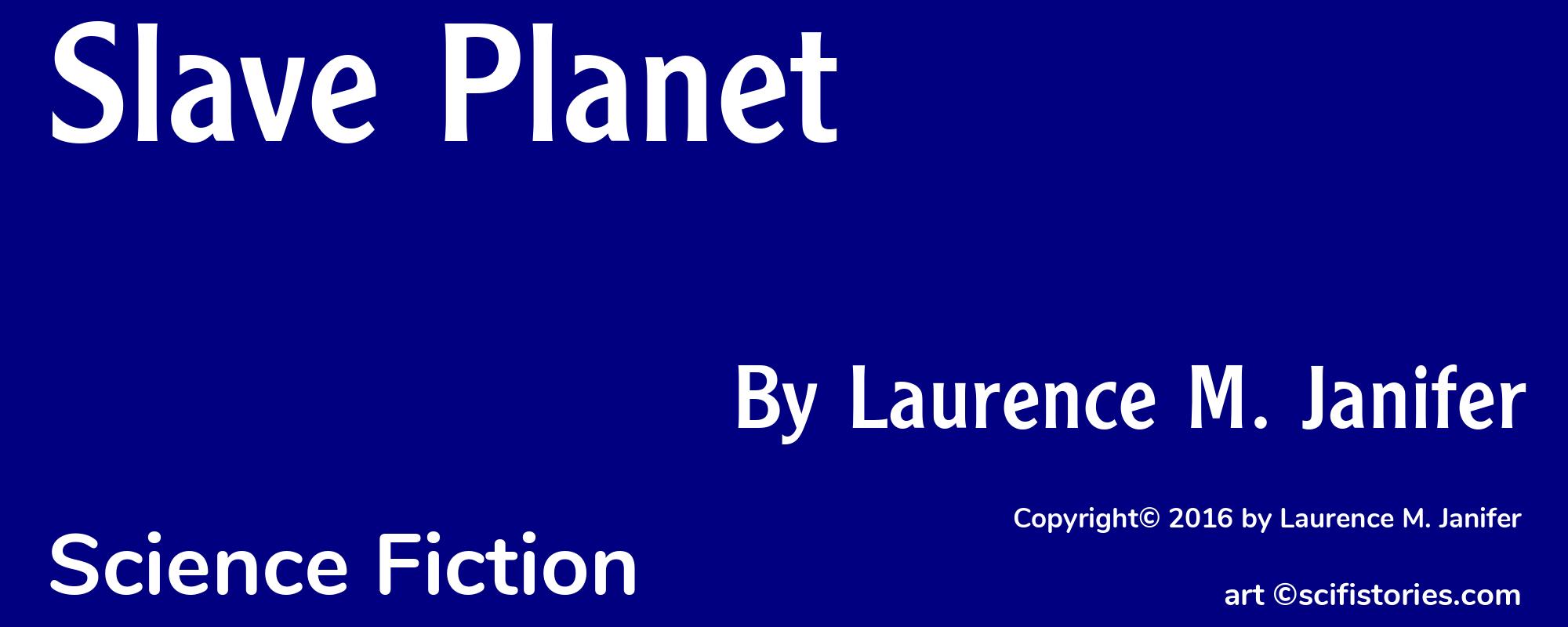Slave Planet - Cover