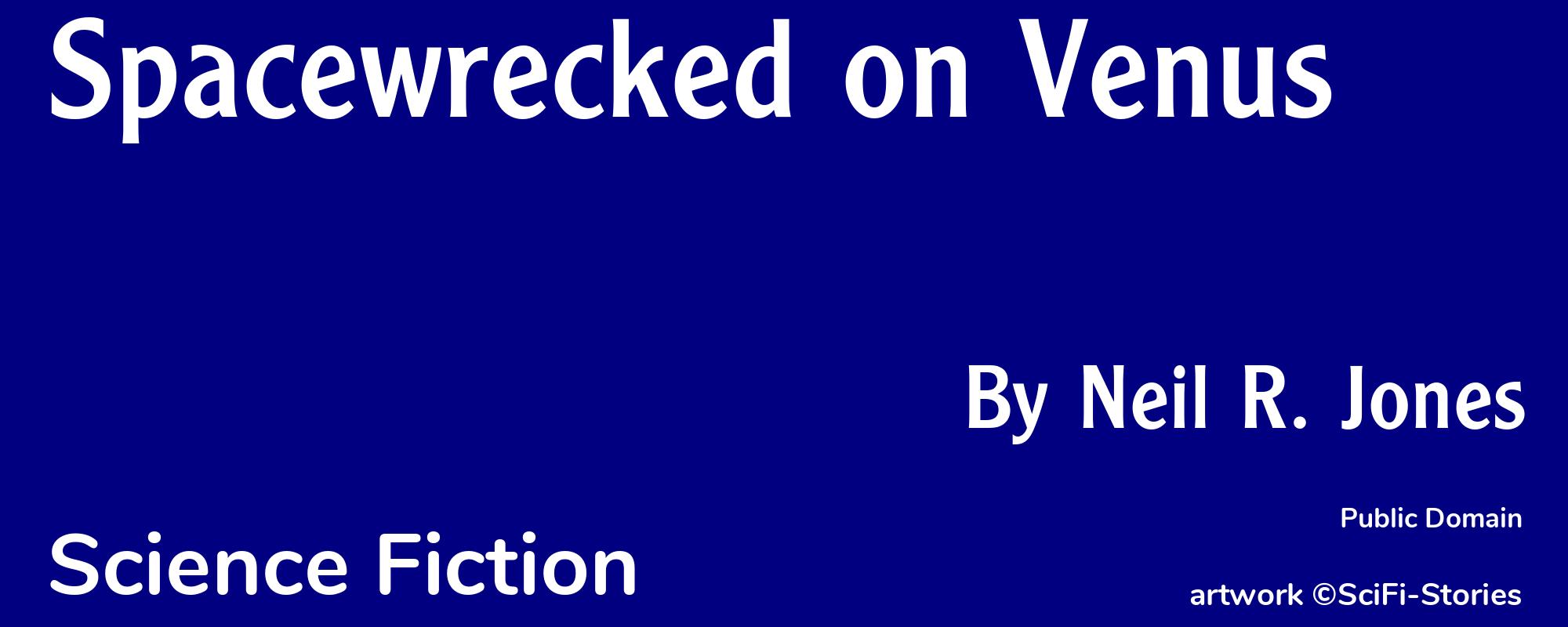 Spacewrecked on Venus - Cover