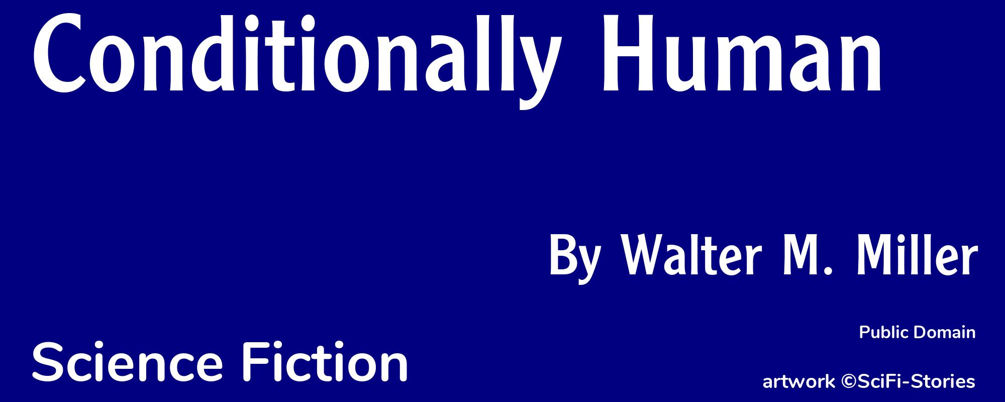 Conditionally Human - Cover