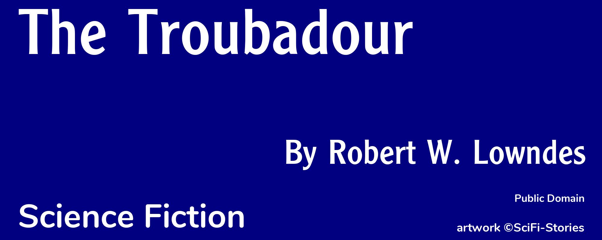The Troubadour - Cover