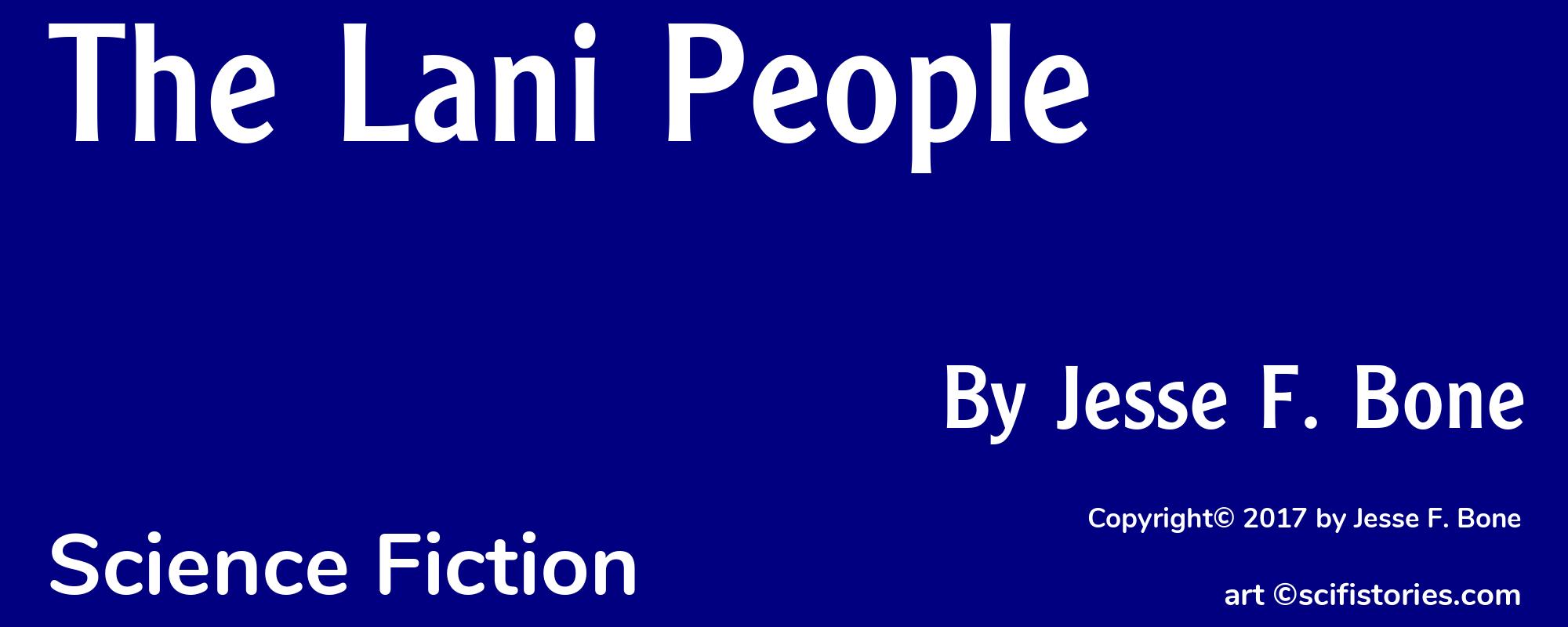 The Lani People - Cover