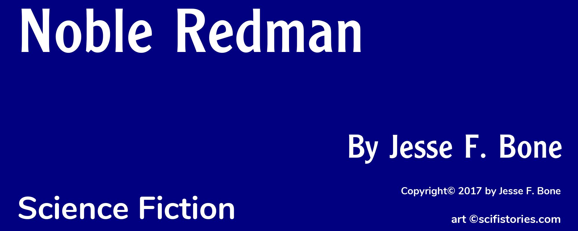 Noble Redman - Cover