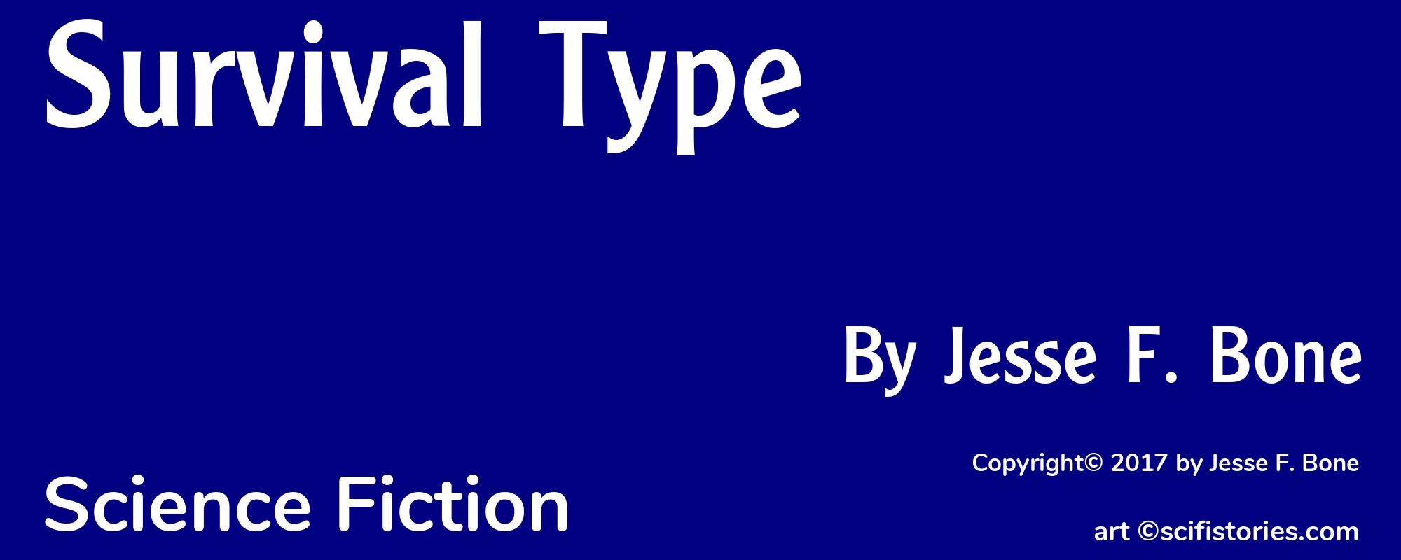 Survival Type - Cover