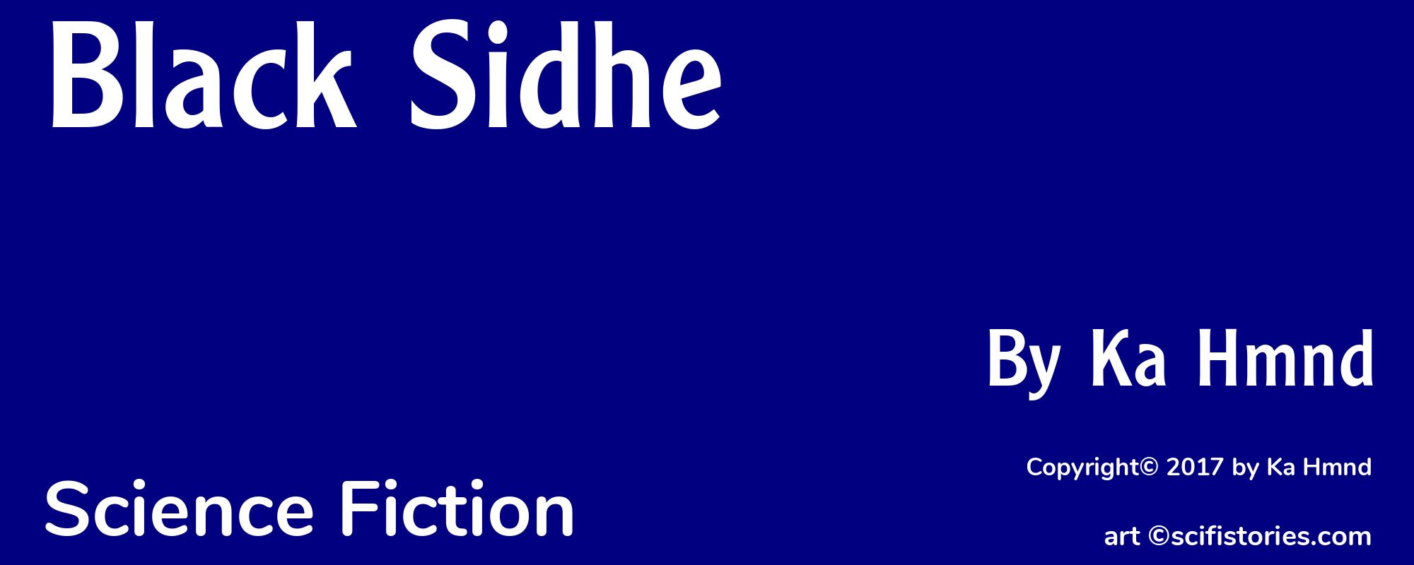 Black Sidhe - Cover