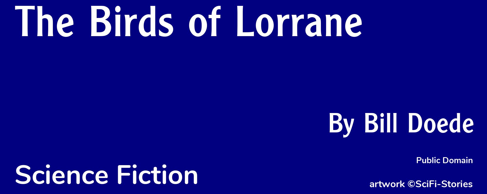 The Birds of Lorrane - Cover