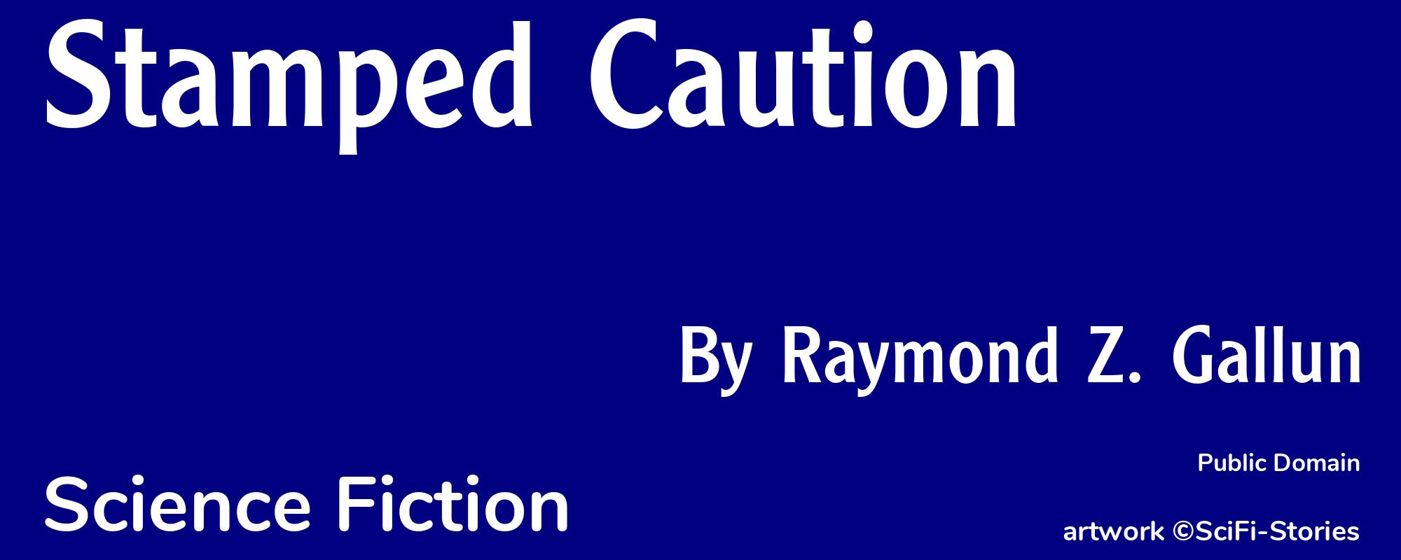 Stamped Caution - Cover