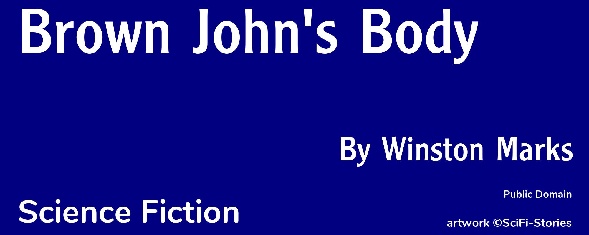 Brown John's Body - Cover