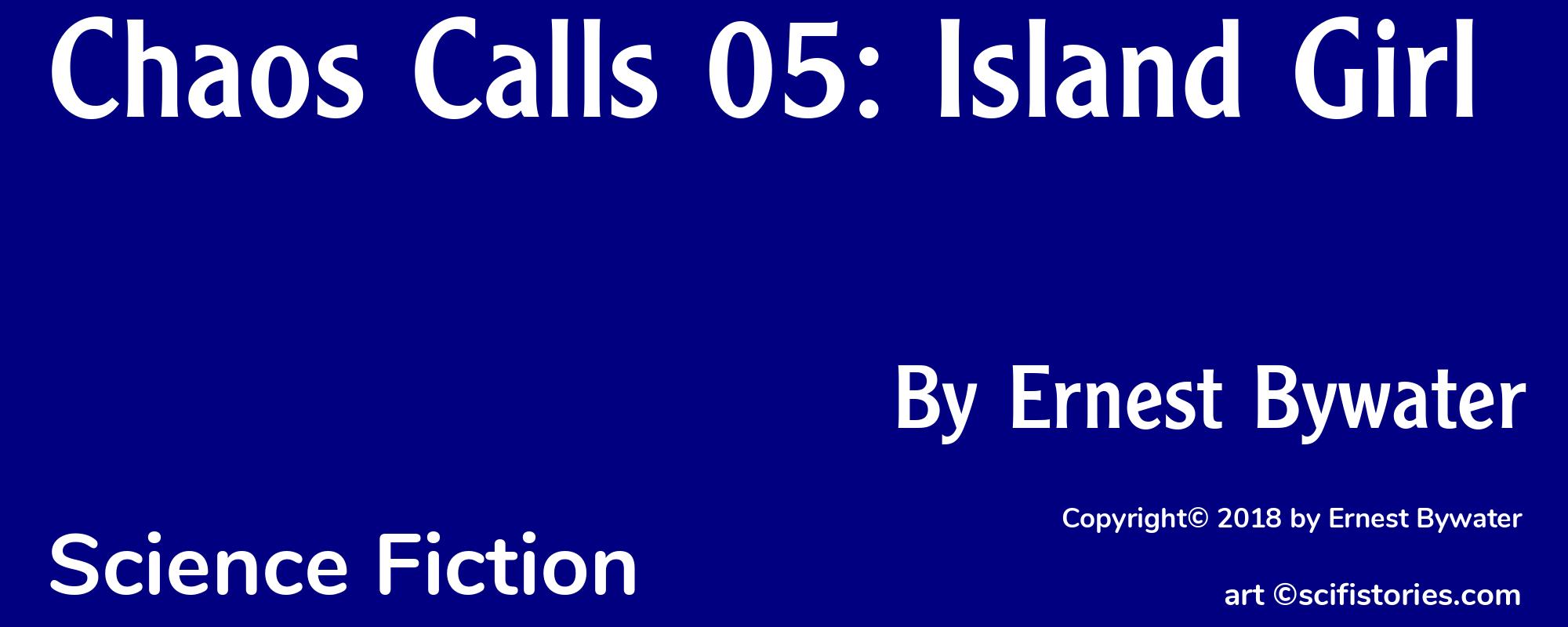 Chaos Calls 05: Island Girl - Cover
