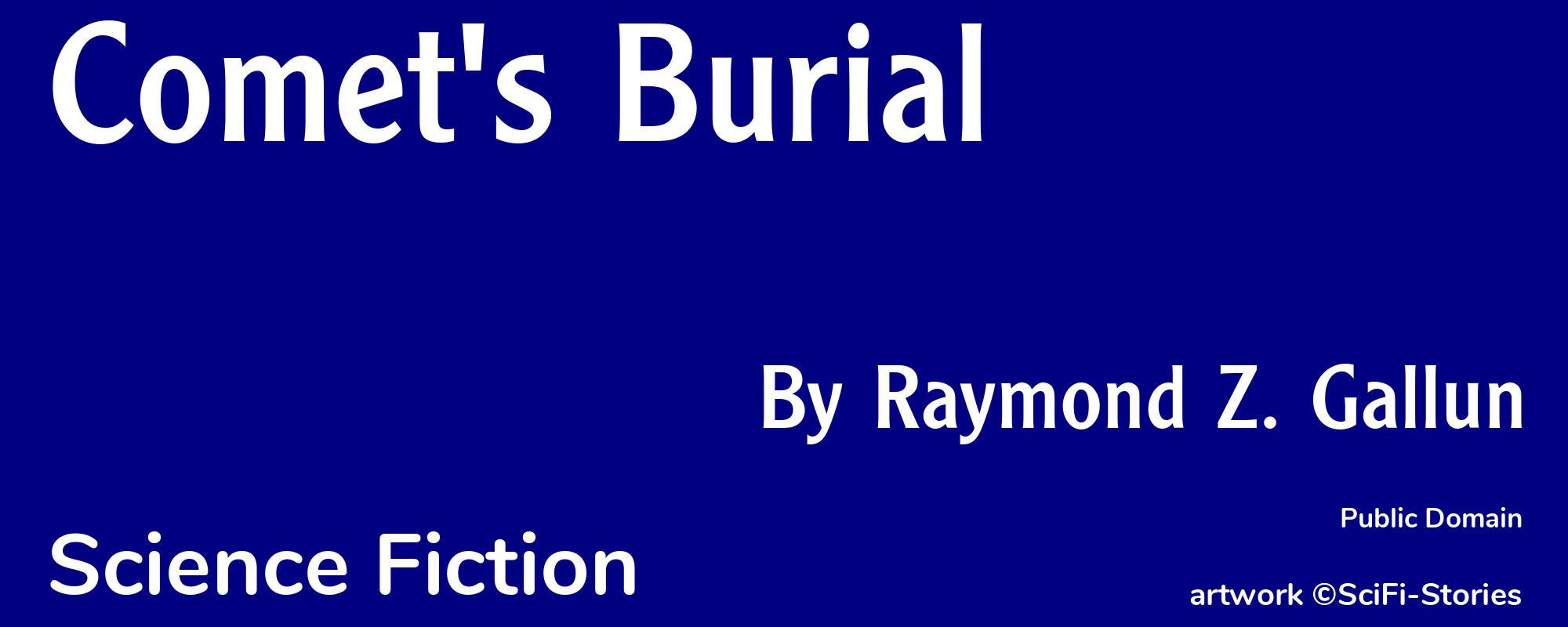 Comet's Burial - Cover