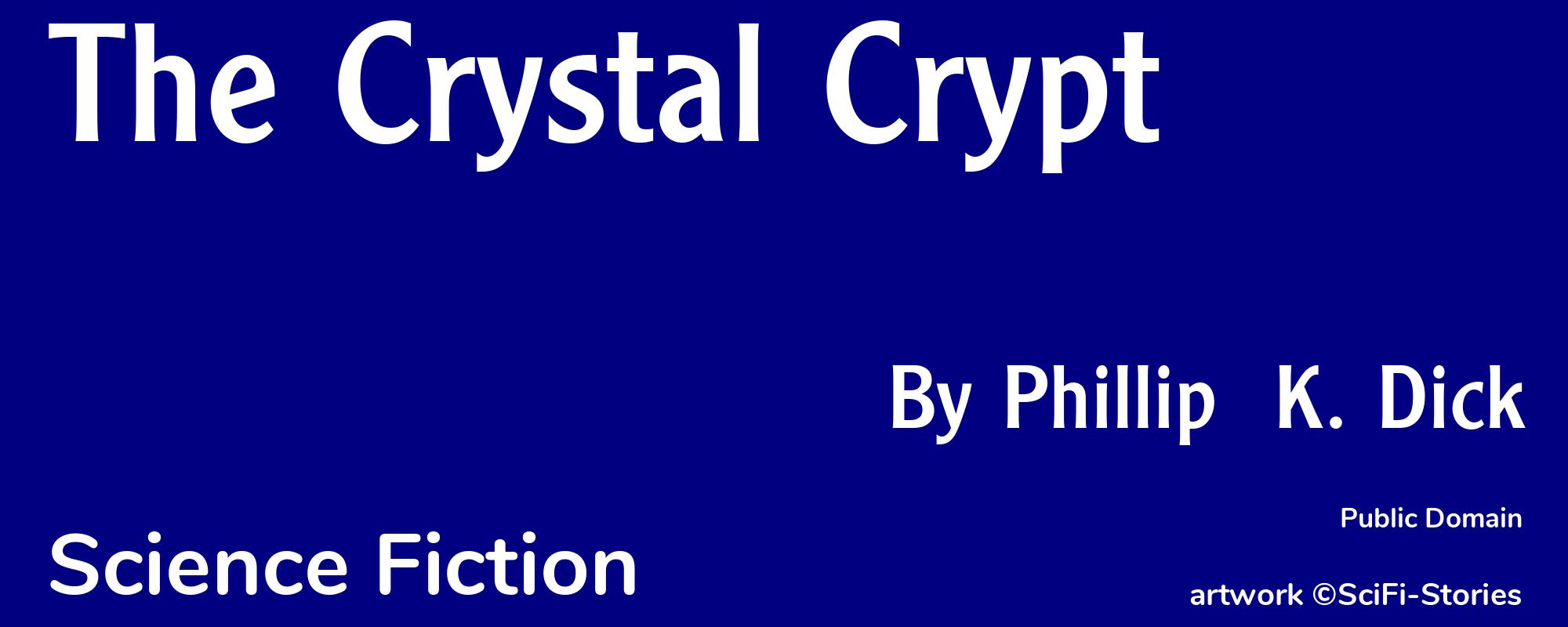 The Crystal Crypt - Cover