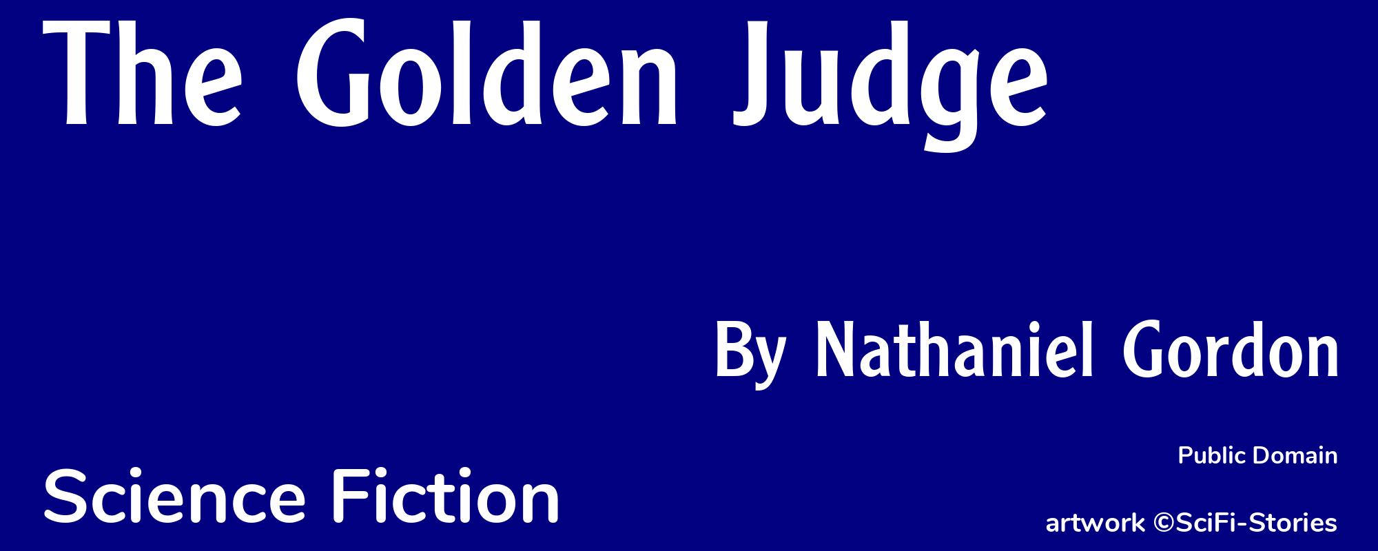 The Golden Judge - Cover
