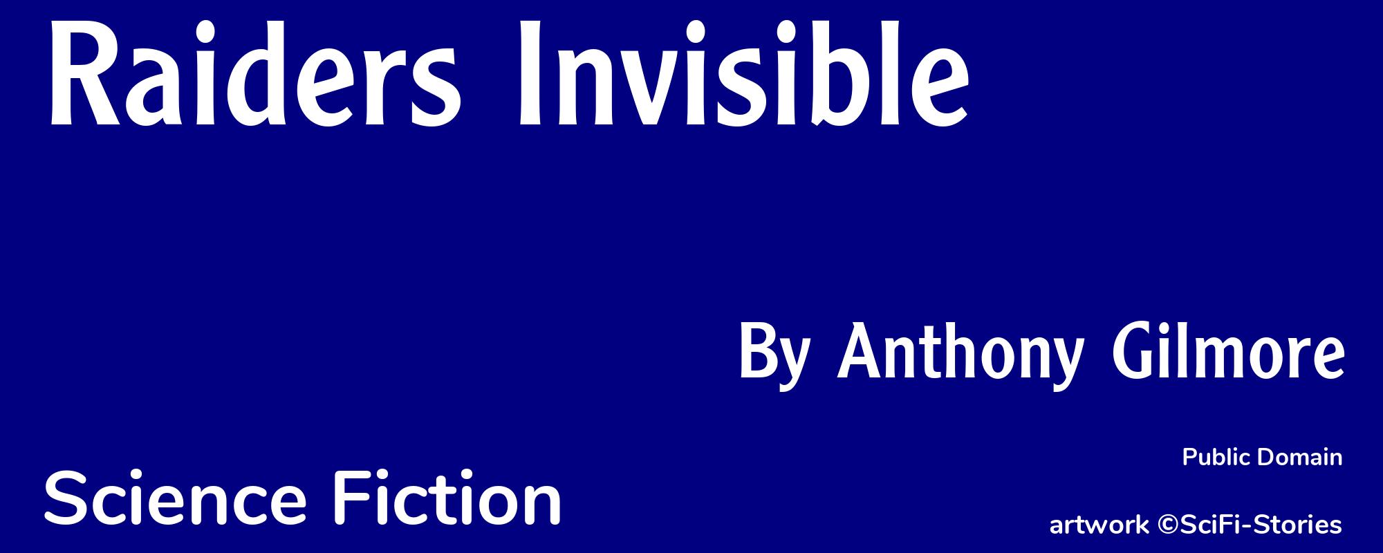 Raiders Invisible - Cover